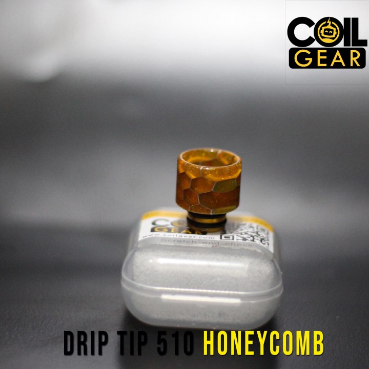 Coil Gear Honeycomb 510 Driptip Black COILGEAR